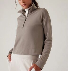 NWOT Athleta Seasoft Quarter Zip